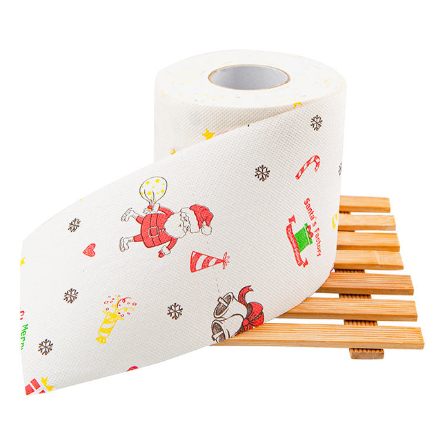 Christmas Toilet Paper Santa Claus Bath Toilet Paper