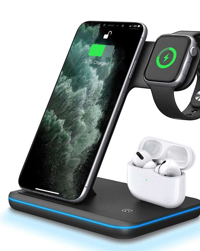 3 In 1 Compatible Wireless Mobile Phone Charger - Here 4 you