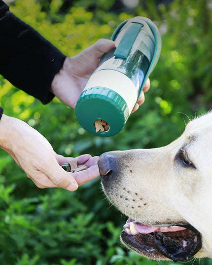 2 In 1 Foldable Multifunction Pet Dog Water Bottle - Here 4 you