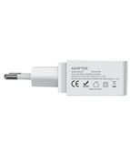 White EU plug