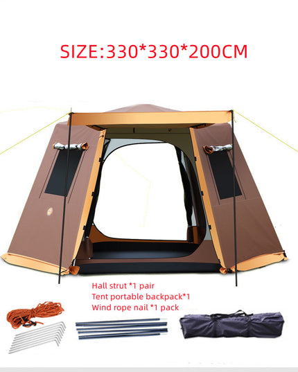 Outdoor 3-4-5-6 People Fully Automatic Camping Tent - Here 4 you