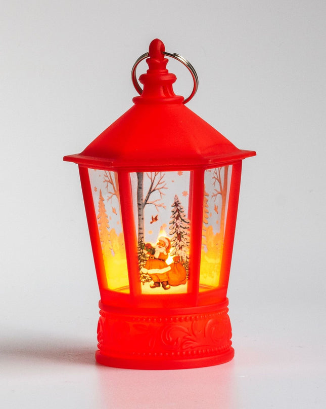 Lantern Santa Claus Snowman Light Merry Christmas Home Decor