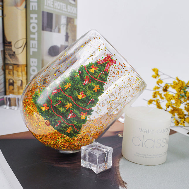 Christmas Glass Cup