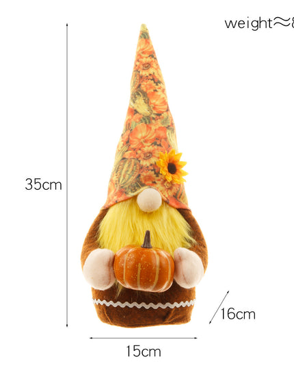 Thanksgiving Harvest Festival Pumpkin Doll