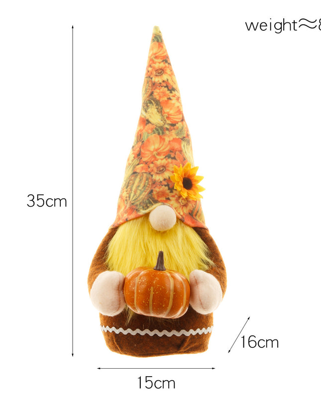 Thanksgiving Harvest Festival Pumpkin Doll