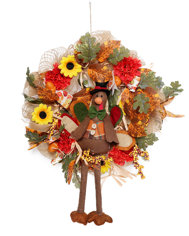 Thanksgiving Decor Luminous Wreath