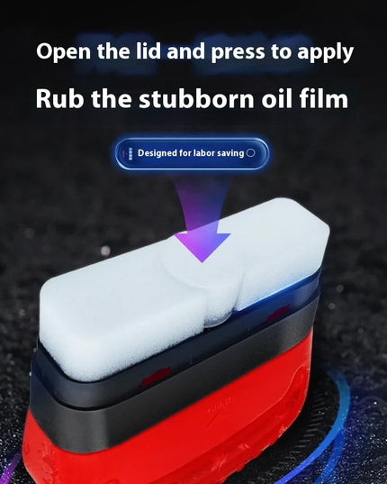 Automotive Oil Film Cleaning Brush Windshield Car Glass Sponge Cleaner Universal Removes Dirt Glass Cleaning Wipe Board Tool