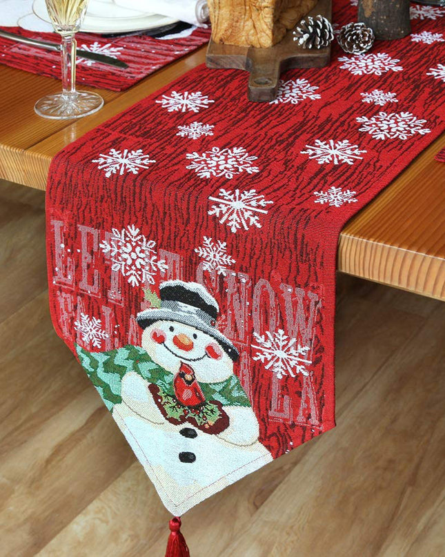 Christmas Tablecloth Decorations For Home Table