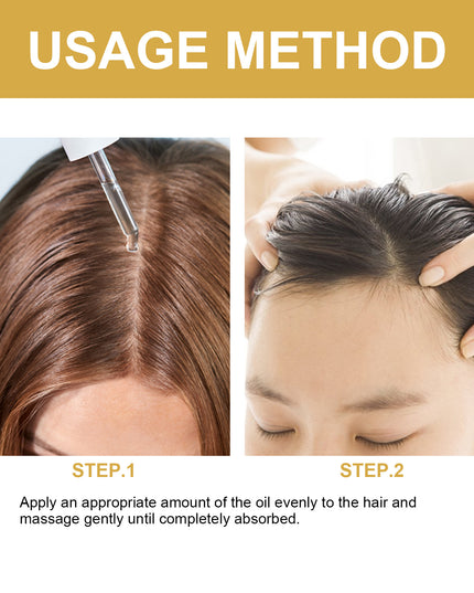 EELHOE Rosemary Hair Treatment Oil Scalp Cleansing Conditioning Volumizing Smoothing Repair Dry Frizzy Hair Conditioning Hair Treatment Oil
