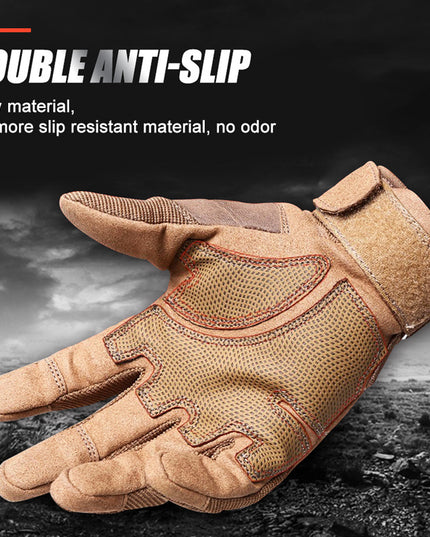 Tactical Gloves Army Military Men Gym Fitness Riding Half Finger Rubber Knuckle Protective Gear Male Tactical Gloves