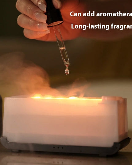 Timing Simulation Aroma Diffuser Usb Household Flame Humidifier  Aromatherapy Machine Spray Air Flame Humidifier Diffuser