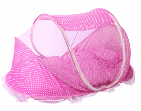 Foldable  Baby Bed Net With Pillow Net 2pieces Set - Here 4 you