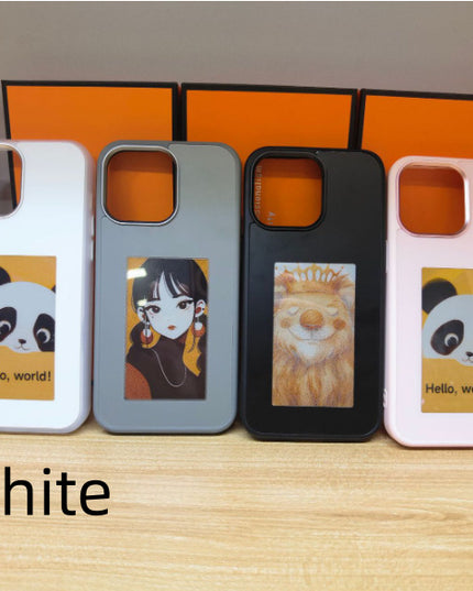 Four-color E-ink Screen Projection Screen DIY Phone Case
