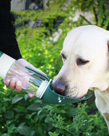2 In 1 Foldable Multifunction Pet Dog Water Bottle - Here 4 you
