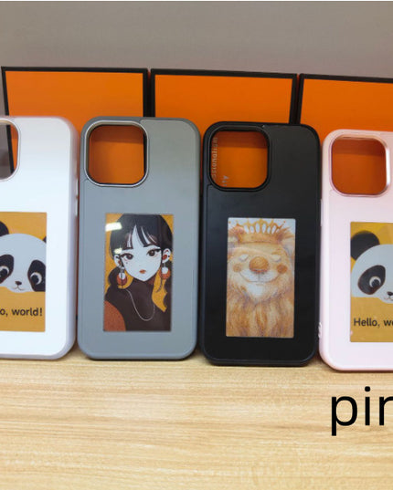 Four-color E-ink Screen Projection Screen DIY Phone Case