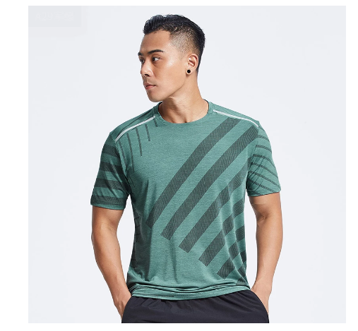 Workout Clothes Men's Short-sleeved Shirt Sports Suit Breathable T-shirt - Here 4 you