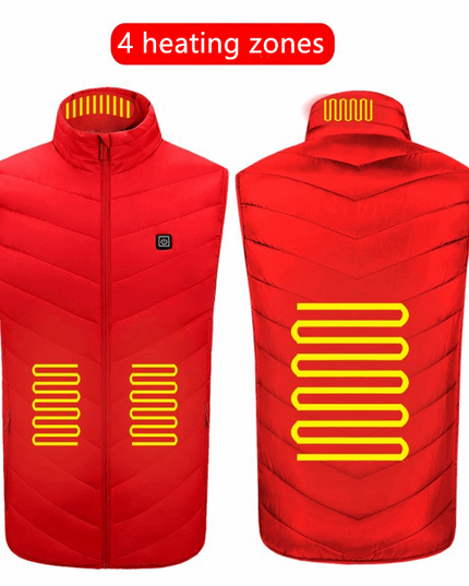 Heated Vest Washable Usb Charging Electric Winter Clothes - Here 4 you