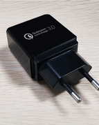 Black EU plug
