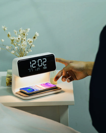 3 In 1 Wireless Charging Bedside Lamp - Here 4 you