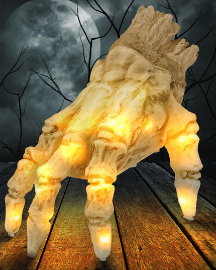 Halloween Electric Luminous Crawling Hand Animated Decoration Induction Luminous Decoration Zombie Hand With Spooky Sound