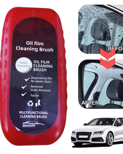 Automotive Oil Film Cleaning Brush Windshield Car Glass Sponge Cleaner Universal Removes Dirt Glass Cleaning Wipe Board Tool