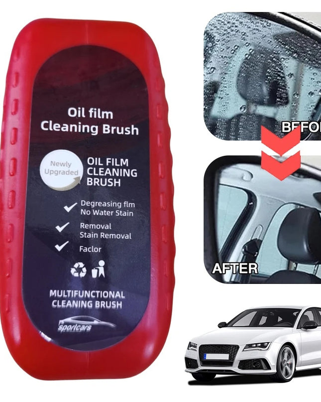 Automotive Oil Film Cleaning Brush Windshield Car Glass Sponge Cleaner Universal Removes Dirt Glass Cleaning Wipe Board Tool