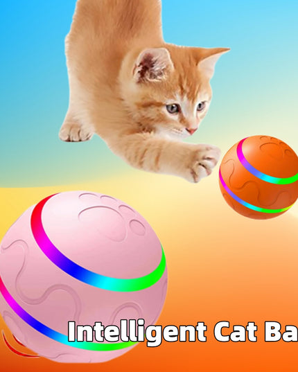 Pet New Cat Wicked Ball Toy Intelligent Ball USB Cat Toys Self Rotating Ball Automatic Rotation Ball