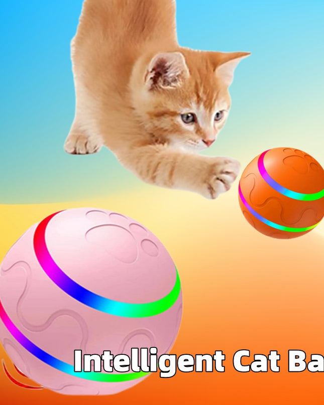 Pet New Cat Wicked Ball Toy Intelligent Ball USB Cat Toys Self Rotating Ball Automatic Rotation Ball