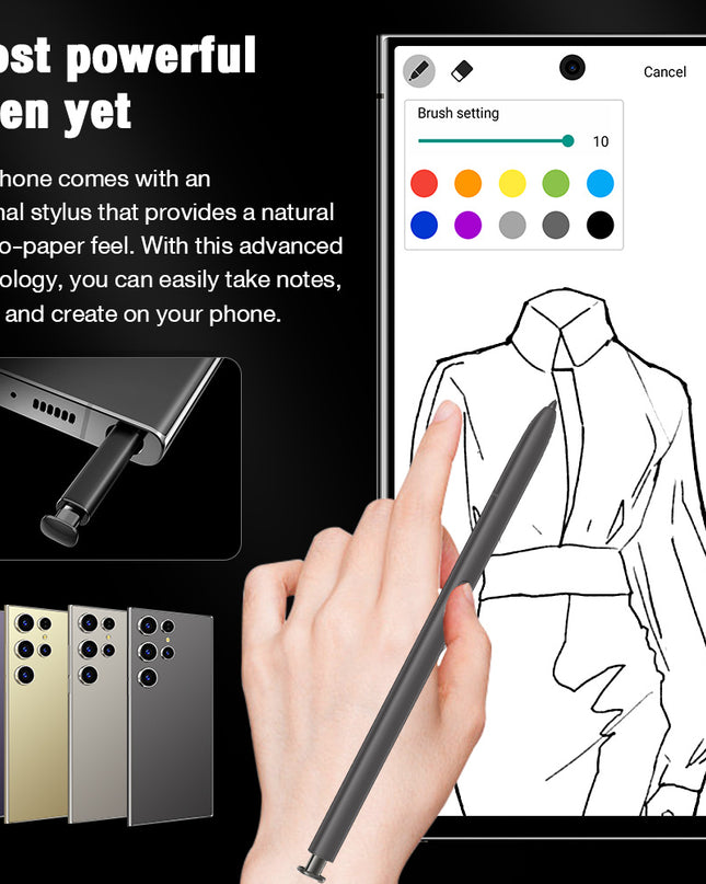 S24 Ultra Cell Phones 5G Unlocked Phonessmartphonewith Tool Pen