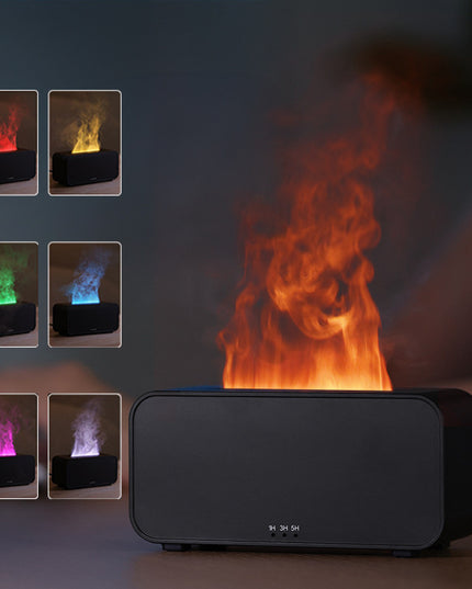 Timing Simulation Aroma Diffuser Usb Household Flame Humidifier  Aromatherapy Machine Spray Air Flame Humidifier Diffuser