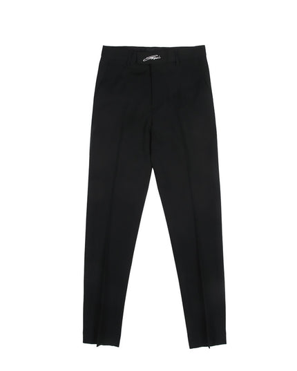 Embroidered New Men's Slim Casual Western Trousers