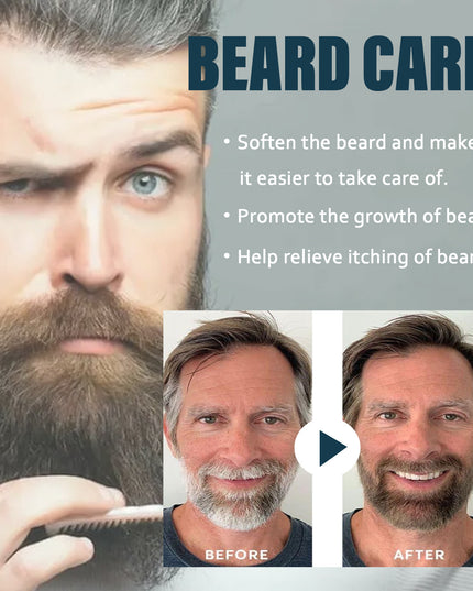 Beard Care Solution Gentle And Shine Men's Beard Strong Beard Root