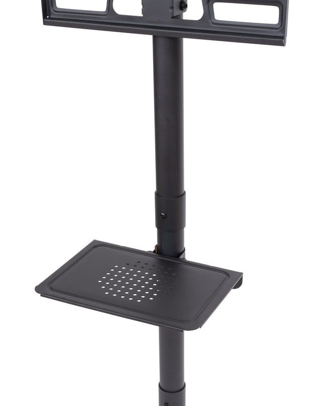 Metal Mobile TV Stand On Wheels