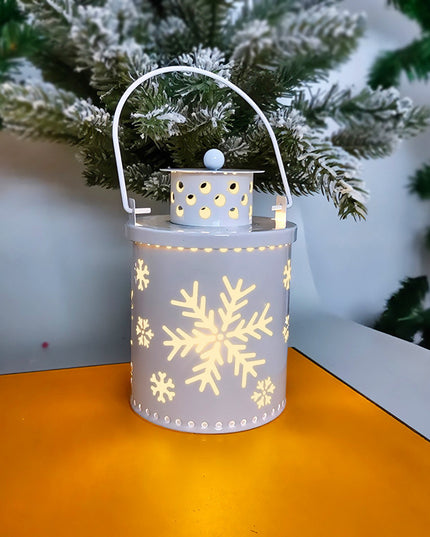 Christmas Candle Lights LED Small Lanterns Wind Lights Electronic Candles Nordic Style Creative Holiday Decoration Decorations