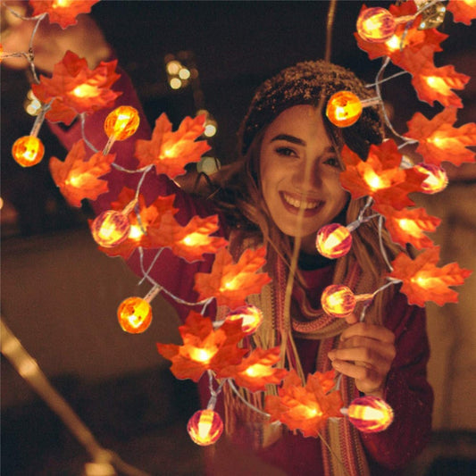 Halloween Decoration Thanksgiving Decor Pumpkin Light - Here4you617